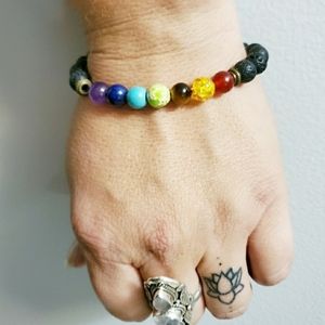 GIFT IDEA Chakra bracelet and aromatherapy